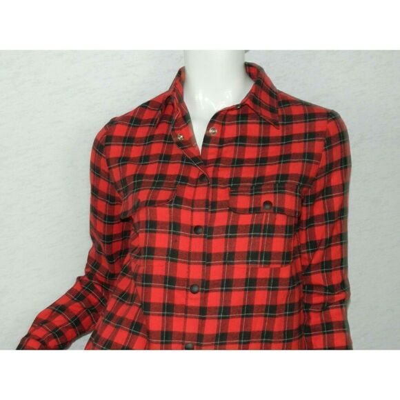 Ashstudiosparis Shirt Red Black Sacket Sacket Size 6 - Picture 5 of 8